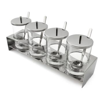 ชุดเครื่องปรุงแนวยาว linear-4x6Oz.